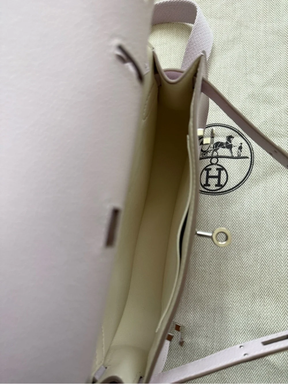 Hermes Mini Jypsiere Evercolor Mauve